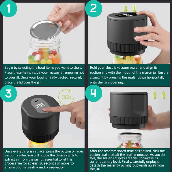 EverSeal™ Electric Mason Jar Sealer